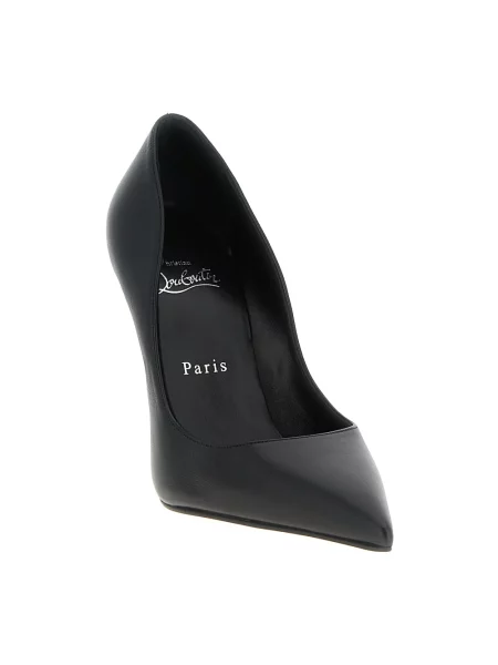 Czółenka Christian Louboutin skórzana czarna
