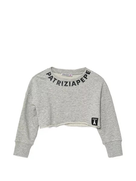Bluza dziecięca Patrizia Pepe Girl szara