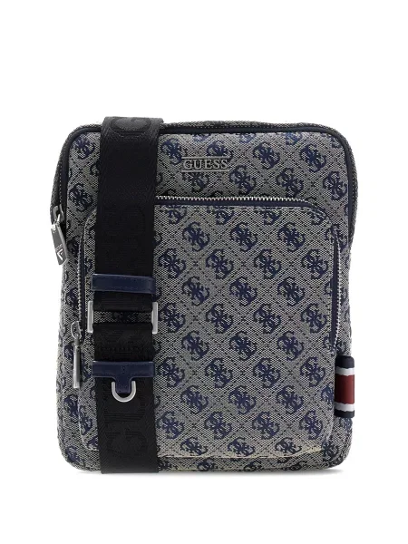 GUESS Torba za čez ramo Boston temno / marine bež