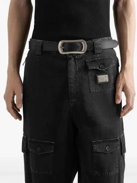 Curea Dolce & Gabbana cu cataramă negru
