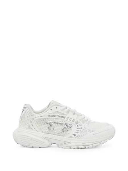 Stras sneakerși Diesel alb