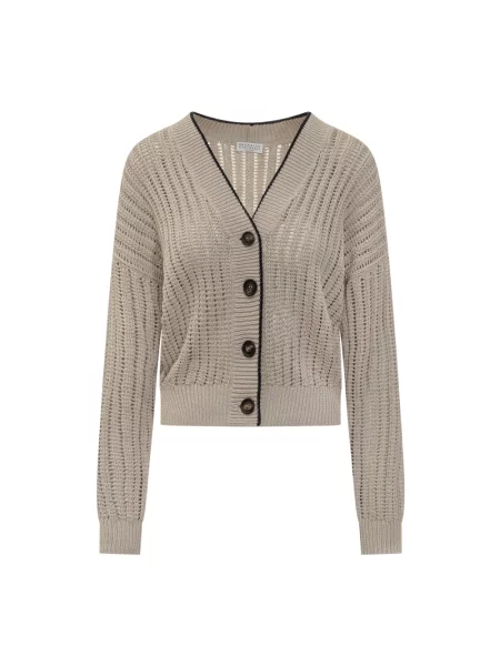 Sweter Brunello Cucinelli beżowy