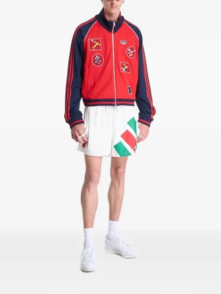 Džínsová bunda Adidas zelená
