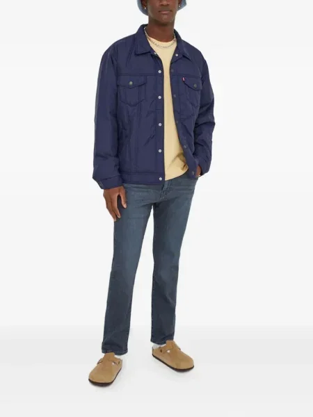 Retro lepršave traperice Levi's® lepršave s izlizanim efektom plava