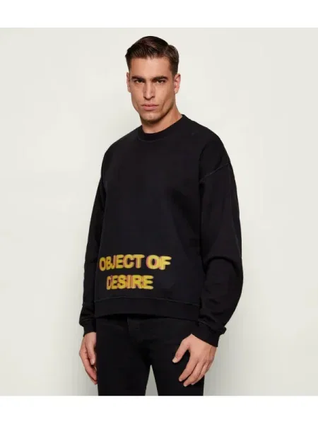 Hanorac | Relaxed fit negru