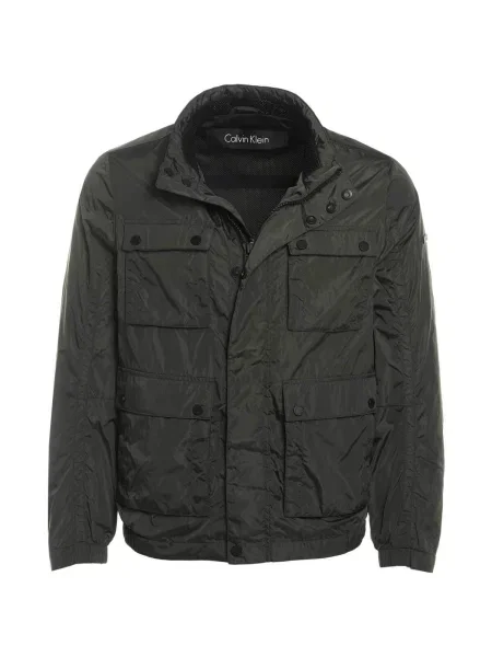 Geacă de blugi Calvin Klein Jeans verde