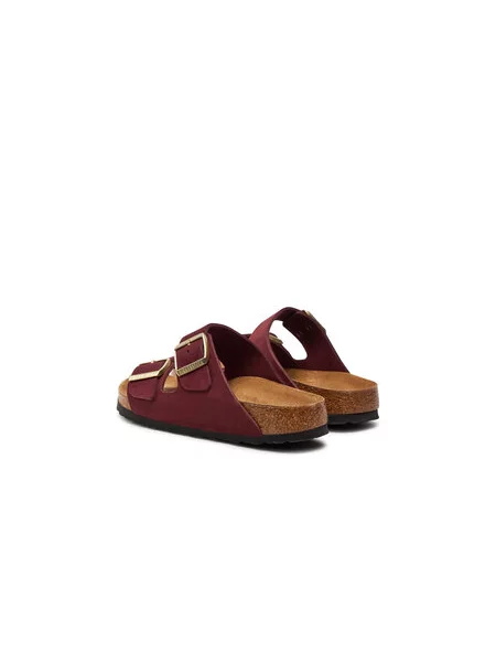 Natikači Birkenstock Arizona Sfb Bordo rdeča