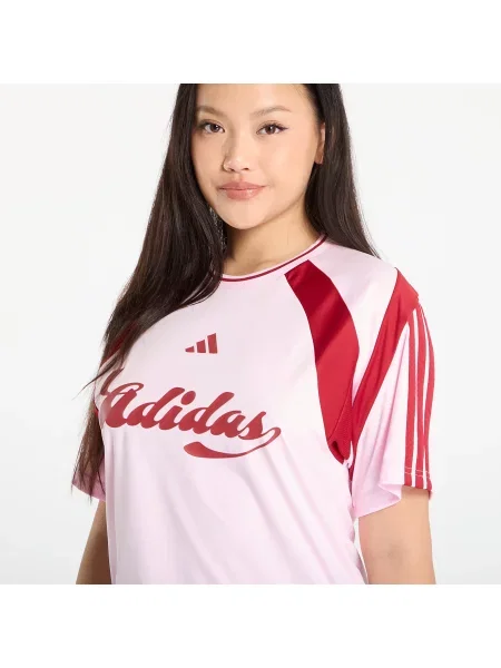 Тениска adidas W Her Tee Clear Pink/ Actmar L розово