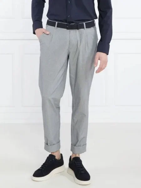 BOSS BLACK Pantaloni | cu adaos de in negru