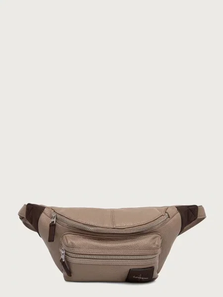 Geantă Calvin Klein din piele bej