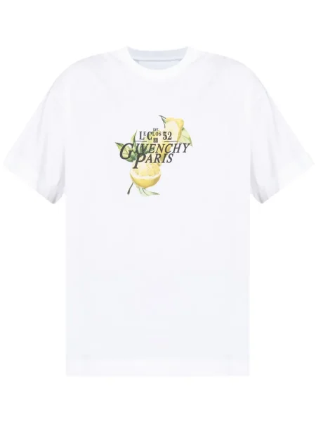 Tricou Givenchy cu imagine alb