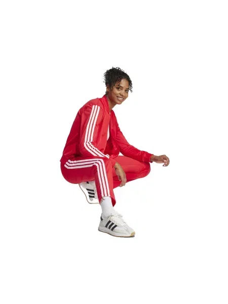 Csíkos ruha Adidas piros