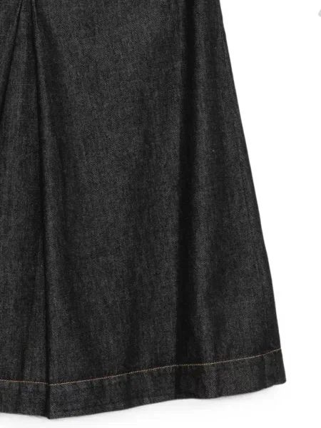 Cu centură fustă midi Semicouture negru