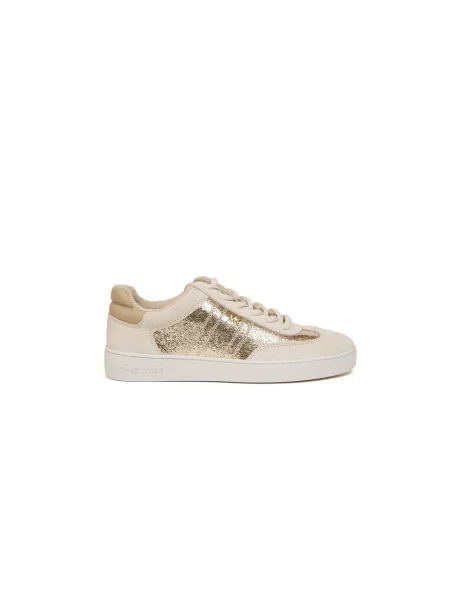 Sneakersy Michael Kors sznurowane koronkowe żółte