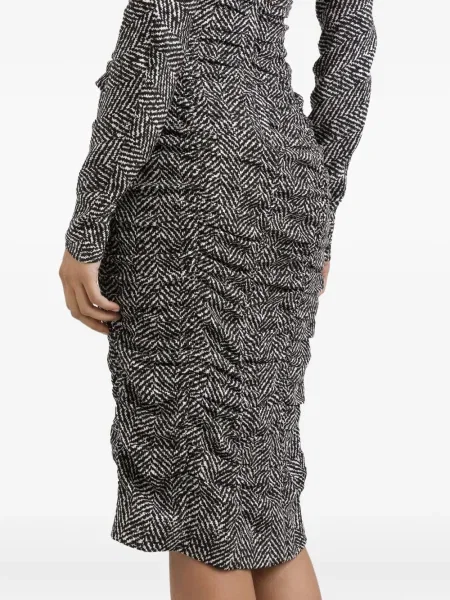 Rochie midi Dolce & Gabbana până la genunchi de costum negru