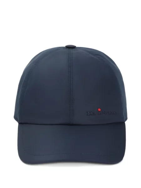 Șapcă Kiton cu broderie albastru