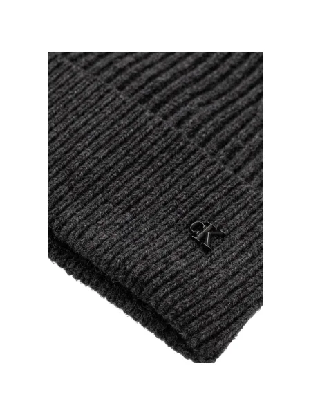 Calvin Klein Căciulă Ck Metal Wool Beanie gri