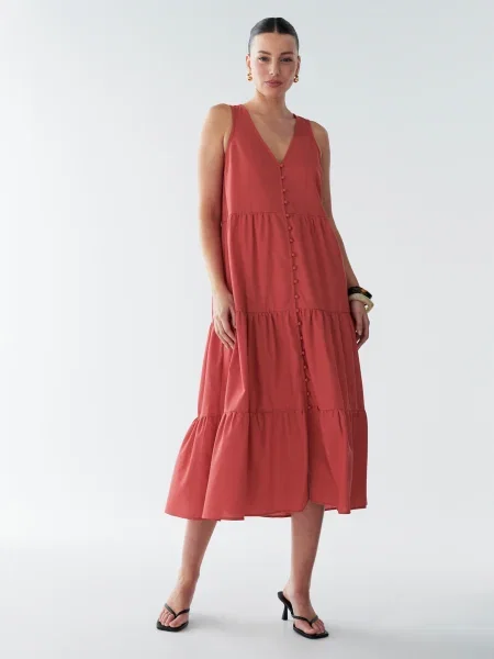 BWLDR Rochie Polly homar portocaliu