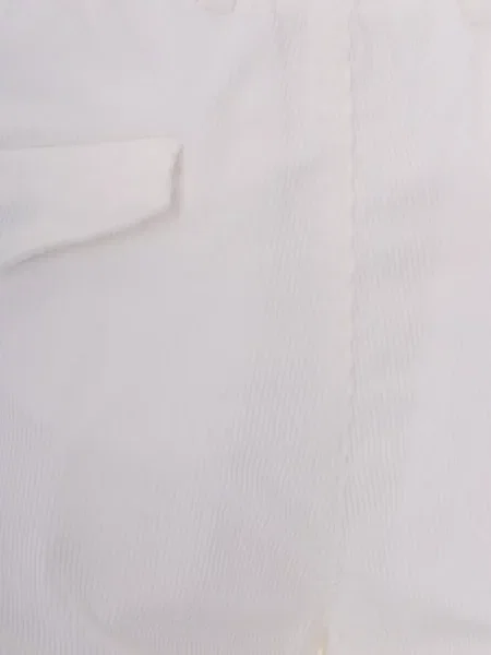 Pantaloni Eleventy de catifea cord alb