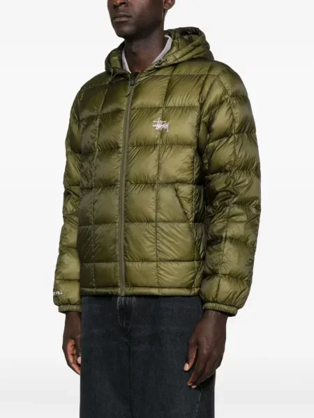 Matlasat geacă Stüssy verde