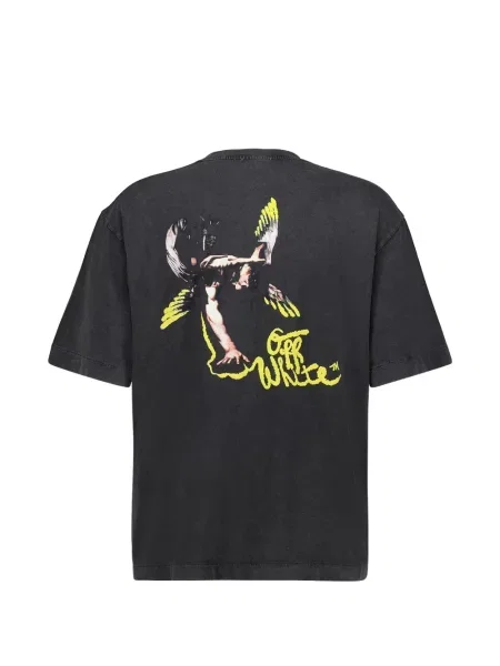 Tricou Off-white cu imagine alb