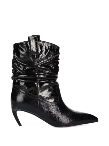 Botine Jeffrey Campbell cu volane negru
