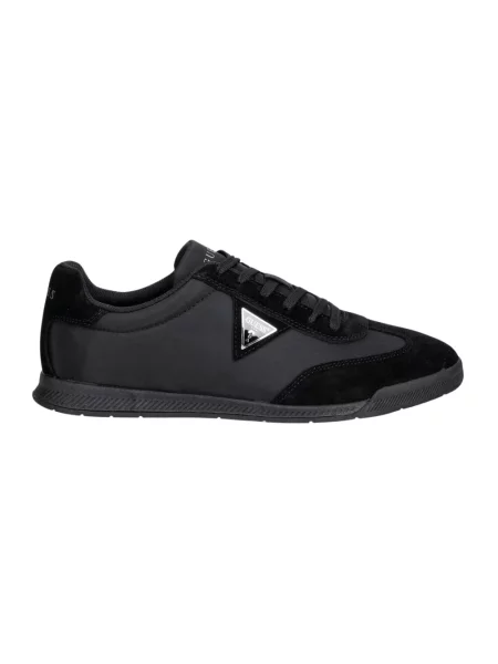 Sneakersy Guess skórzane czarne