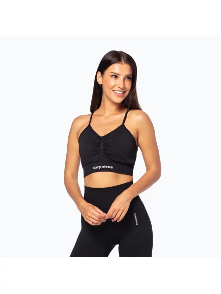 Fitness podprsenka Carpatree Allure Seamless black černá