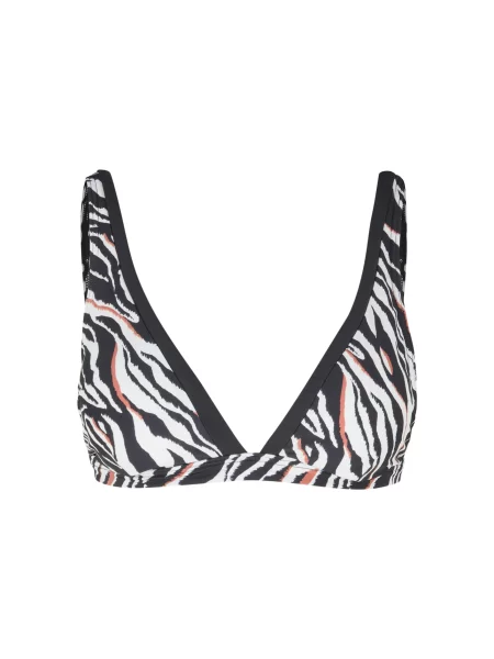 S.Oliver Sutien costum de baie negru maro ruginiu alb
