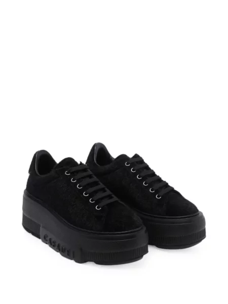 Sneakerși Casadei cu platformă negru
