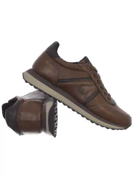 Sneakerși Enrico Coveri cu toc jos negru