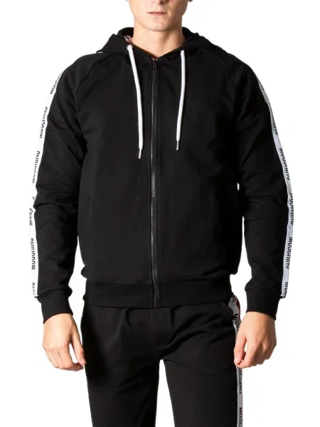 Hoodie Moschino Underwear s kapuco črna