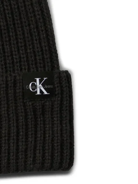 Calvin Klein Jeans Čiapky / biela čierna
