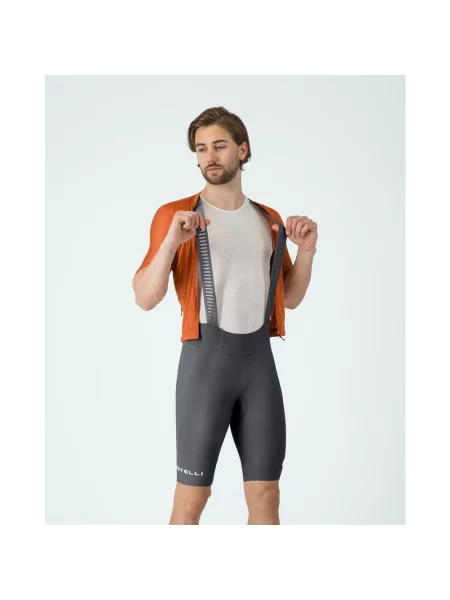 Spodenki rowerowe Castelli Espresso 2 dymne S szare
