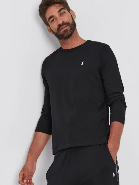 Tricou mânecă lungă Polo Ralph Lauren negru
