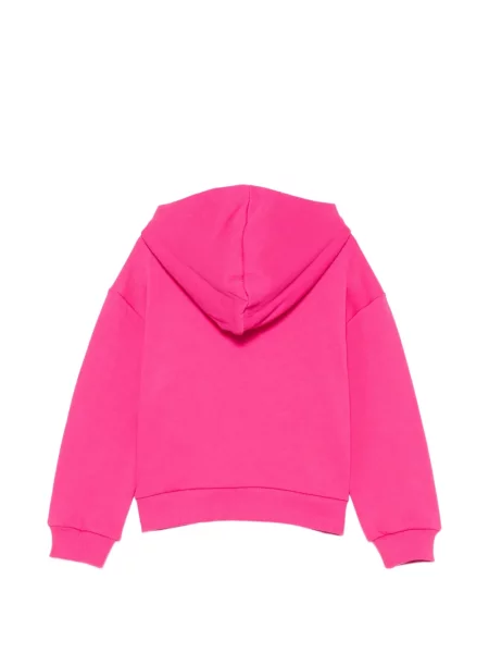 Dětska mikina s kapucí Moschino růžová
