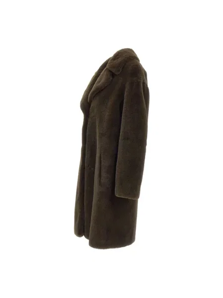 Stand Studio płaszcz Camille Cocoon Coat przejściowy oversize brązowy