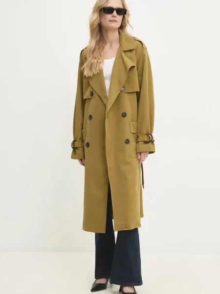 Answear Lab trencz przejściowy zielony