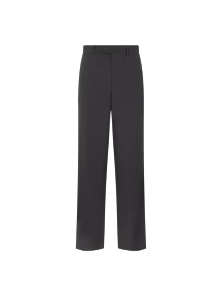 Spodnie Emporio Armani szare