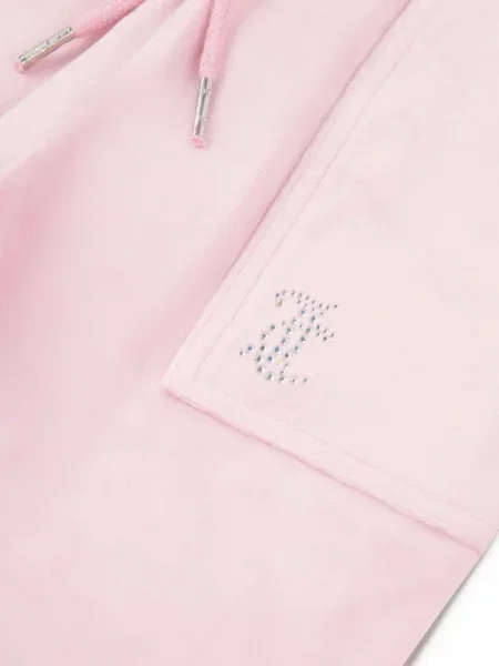 Spodnie dziecięce Juicy Couture różowe