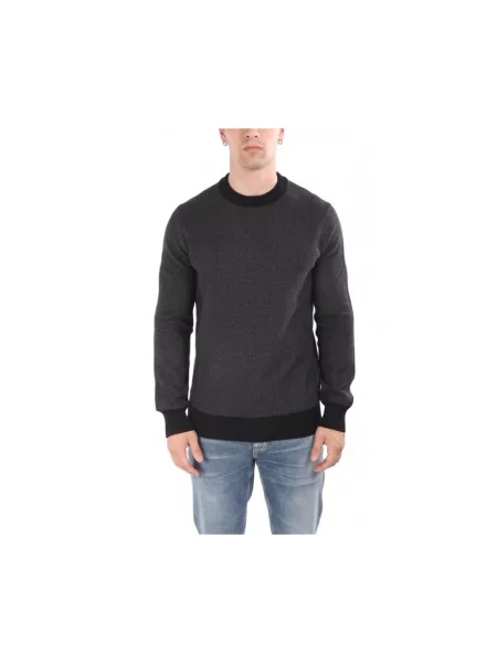 Sweter Boss Orange z kapturem czarny