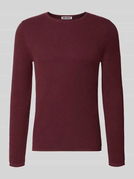 Sweter o kroju slim fit z czystej bawełny Review