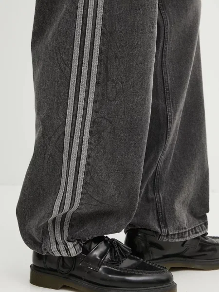 Спортивні штани adidas Originals Adilenium Denim однотонні чорний