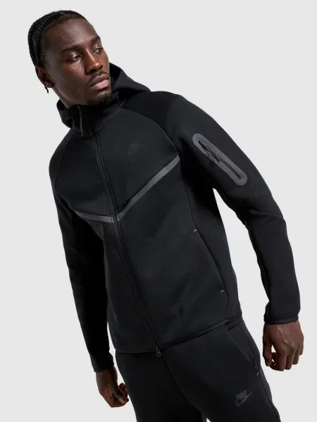 Nike Bluza Rozpinana Z Kapturem Tech Fleece czarna