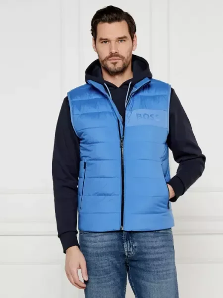 BOSS BLACK Vestă H-Cenito negru