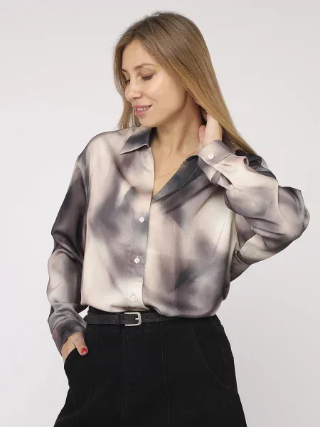 Сорочка повсякденна YUKI сірий