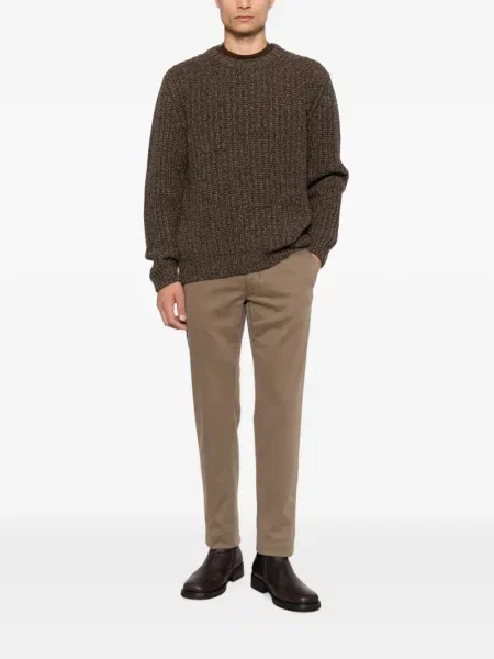 Pantaloni chino Incotex maro