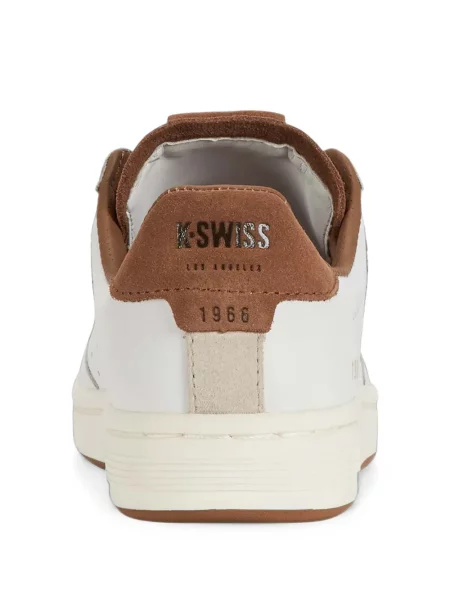 Sneakerși K-swiss din piele alb
