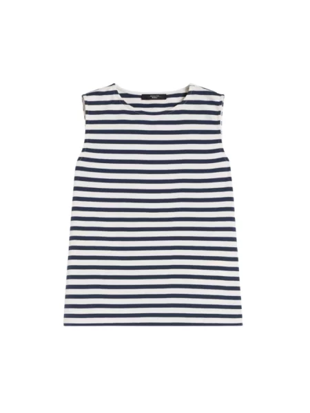 Dzianinowy top Weekend Max Mara biały