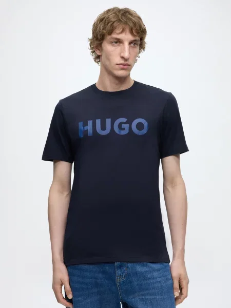 HUGO Tricou Dulivio bleumarin